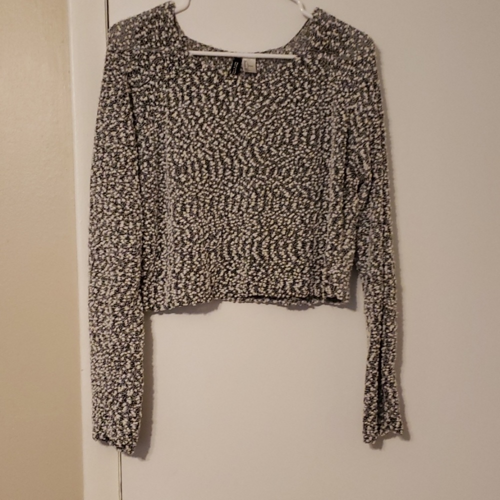 Longe sleeve crop top